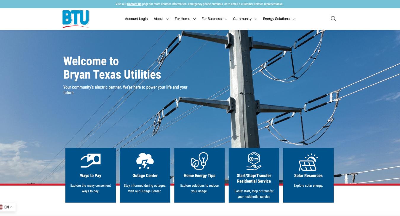 BTU Homepage